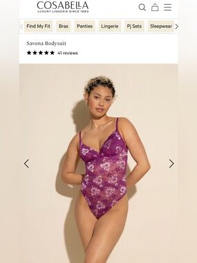 Cosabella-Savana Teddy, One-Piece Bodysuit, Size M